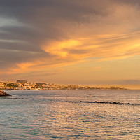 Buy canvas prints of Tenerife Coastal Vista at Sunset by Naylor's Photography