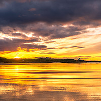 Buy canvas prints of Northumberland Sunset by Naylor's Photography