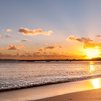 Buy canvas prints of Sunset at Playa Dorada  by Naylor's Photography
