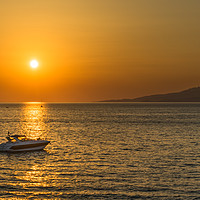Buy canvas prints of Mykonos Sunsetting by Naylor's Photography
