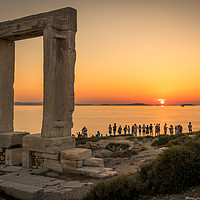 Buy canvas prints of Sun Worship in Naxos by Naylor's Photography