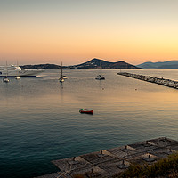 Buy canvas prints of Naxos Port by Naylor's Photography