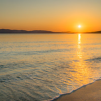 Buy canvas prints of Sunset at Agia Anna by Naylor's Photography