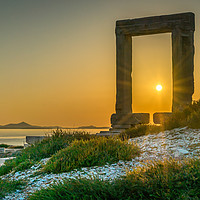 Buy canvas prints of Amazing sunset at the Temple of Apollo by Naylor's Photography
