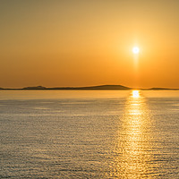 Buy canvas prints of Sunset at Naxos by Naylor's Photography