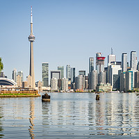 Buy canvas prints of Look back at Toronto...... by Naylor's Photography
