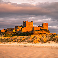 Buy canvas prints of Iconic Bamburgh Castle by Naylor's Photography