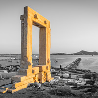 Buy canvas prints of Temple of Apollo Selective Colour by Naylor's Photography