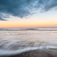 Buy canvas prints of Ebb and Flow at Bamburgh by Naylor's Photography