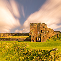 Buy canvas prints of Towering Tynemouth Castle by Naylor's Photography