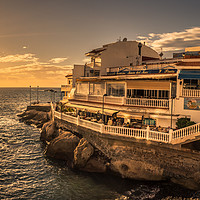 Buy canvas prints of Sunset in La Caleta by Naylor's Photography