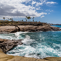Buy canvas prints of Capturing Costa Adeje Bay by Naylor's Photography
