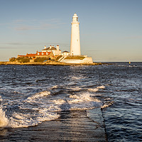 Buy canvas prints of January day at the Lighthouse by Naylor's Photography
