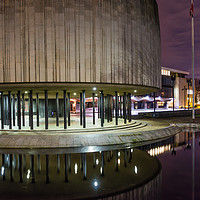 Buy canvas prints of The 1968 Civic Centre in Newcastle by Naylor's Photography
