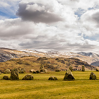 Buy canvas prints of The Castlerigg Standing Stones by Naylor's Photography