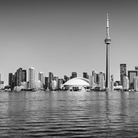Buy canvas prints of Toronto Harbour Panorama  by Naylor's Photography