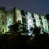 Buy canvas prints of Illuminated Durham Castle by Naylor's Photography