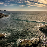 Buy canvas prints of View over Costa Adeje Bay by Naylor's Photography