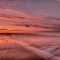Buy canvas prints of White tide at Bamburgh beach by Naylor's Photography