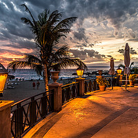 Buy canvas prints of Prom Sunset in Costa Adeje by Naylor's Photography