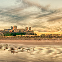 Buy canvas prints of Glorious Bamburgh Castle  by Naylor's Photography