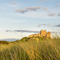 Buy canvas prints of Castle through the dunes by Naylor's Photography