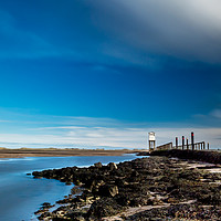 Buy canvas prints of Crossing Lindisfarne by Naylor's Photography