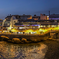 Buy canvas prints of Twilight hour at La Caleta by Naylor's Photography