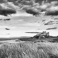 Buy canvas prints of Landscape of Bamburgh Castle by Naylor's Photography