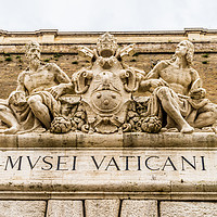 Buy canvas prints of The Vatican Museum entrance, Rome, Italy by Naylor's Photography