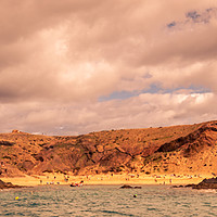 Buy canvas prints of The mouth of Papagayo beach by Naylor's Photography