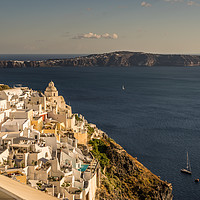 Buy canvas prints of View from Fira by Naylor's Photography