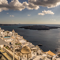 Buy canvas prints of Fabulous Fira by Naylor's Photography
