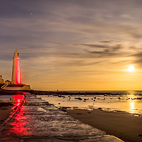 Buy canvas prints of Lighthouse Bright by Naylor's Photography
