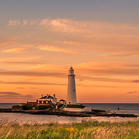 Buy canvas prints of Evening portrait St Mary's at sunset by Naylor's Photography