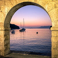 Buy canvas prints of Stunning arches of Cavtat old town by Naylor's Photography