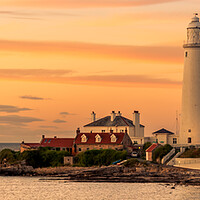Buy canvas prints of St. Mary's sunset Panorama by Naylor's Photography