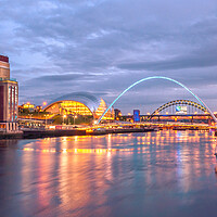 Buy canvas prints of The stunning quayside of Newcastle  by Naylor's Photography