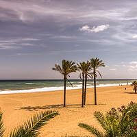 Buy canvas prints of Lovely for a stroll Mojácar Playa  by Naylor's Photography