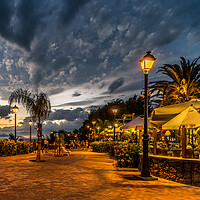 Buy canvas prints of A beautiful  evening in Costa Adeje by Naylor's Photography