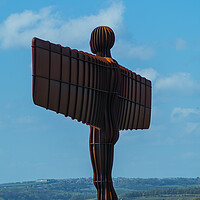 Buy canvas prints of The Angel of the North by Les Hopkinson
