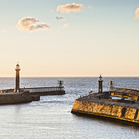Buy canvas prints of Whitby Harbour, North Yorkshire, England by Colin & Linda McKie