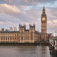 Buy canvas prints of  Westminster Morning by Colin & Linda McKie