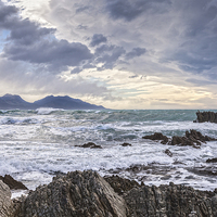 Buy canvas prints of Kaikoura, New Zealand in Stormy Weather by Colin & Linda McKie