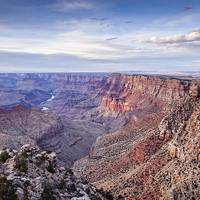 Buy canvas prints of Grand Canyon Sunset by Colin & Linda McKie