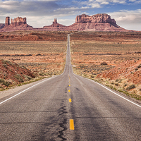 Buy canvas prints of Road to Monument Valley by Colin & Linda McKie