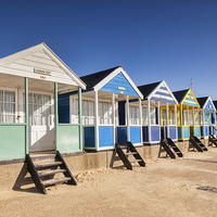 Buy canvas prints of  Beach Huts, Southwold 1 by Colin & Linda McKie