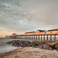 Buy canvas prints of Southwold Pier at Dawn 3 by Colin & Linda McKie