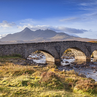 Buy canvas prints of  Old Bridge, Sligachan, Skye by Colin & Linda McKie