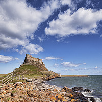Buy canvas prints of Lindisfarne Castle, Northumberland by Colin & Linda McKie